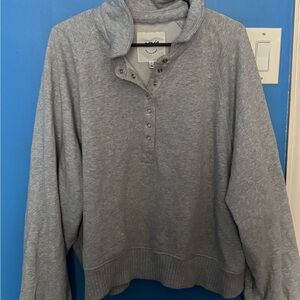 Aerie quarter-button sweater